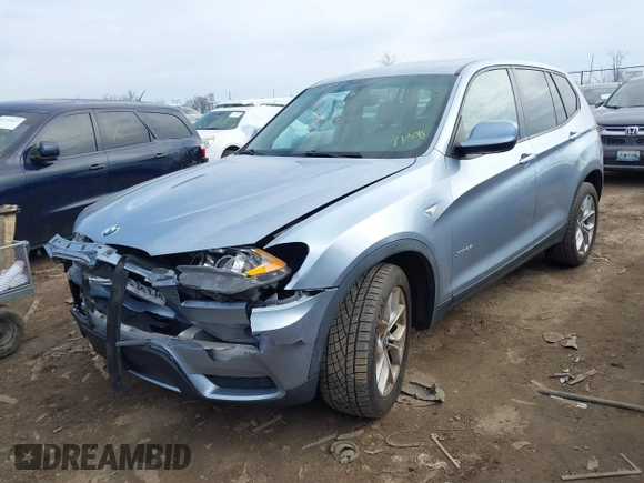 2011 BMW X3 35i with VIN 5UXWX7C50BL731484, listed as a IAAI auction lot 41711403 with 144,211 mi miles and . Bid and sale history available at DreamBid. Image 2.