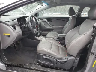 2013 Hyundai Elantra Coupe SE with VIN KMHDH6AE9DU013525, listed as a Copart auction lot 43639555 with 0 mi miles and Salvage Title. Bid and sale history available at carsss.com. Image 7.