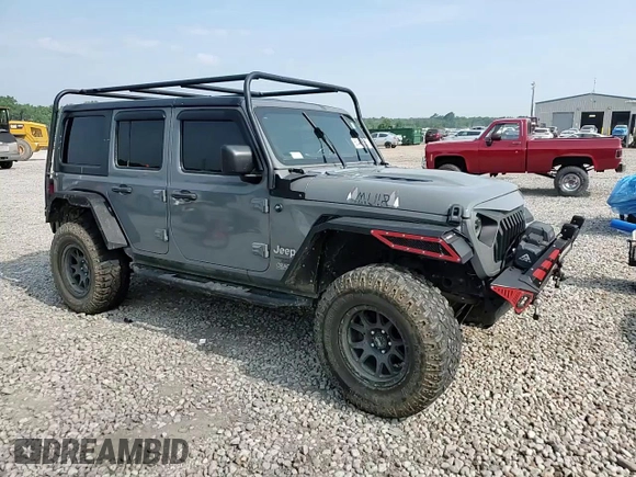 2018 Jeep Wrangler Unlimited Sport S with VIN 1C4HJXDG0JW281103, listed as a Copart auction lot 60400565 with 112,485 mi miles and Salvage title. Bid and sale history available at DreamBid. Image 14.