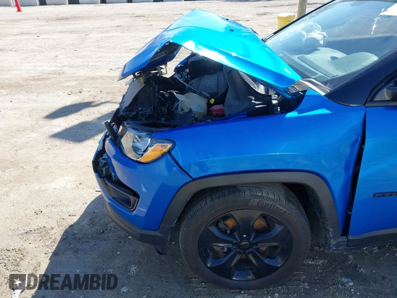 2021 Jeep Compass Altitude with VIN 3C4NJCBB0MT523322, listed as a IAAI auction lot 41989408 with 64,880 mi miles. Bid and sale history available at carsss.com. Image 21.