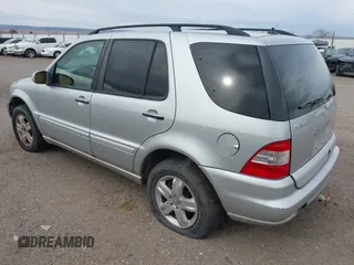 2003 Mercedes-Benz M 320/430/500 with VIN 4JGAB75E53A400593, listed as a IAAI auction lot 41797265 with 193,338 mi miles and . Bid and sale history available at DreamBid. Image 3.