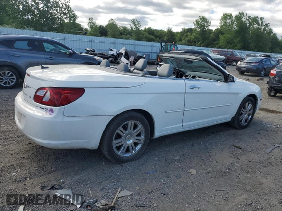 2008 Chrysler Sebring Limited with VIN 1C3LC65M98N634638, listed as a Copart auction lot 61707105 with 118,552 mi miles and Clean title. Bid and sale history available at DreamBid. Image 3.