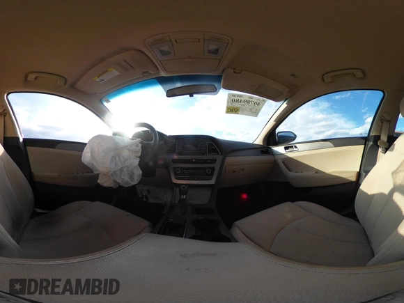 2015 Hyundai Sonata SE with VIN 5NPE24AF0FH040682, listed as a IAAI auction lot 40789480 with 144,741 mi miles and . Bid and sale history available at DreamBid. Image 18.