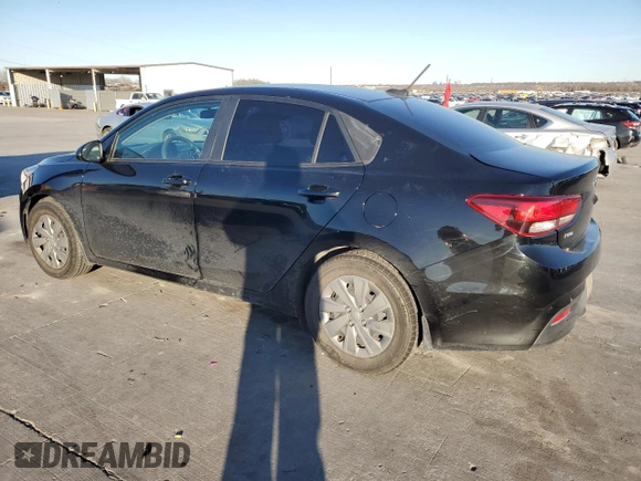 2020 Kia Rio LX with VIN 3KPA24AD3LE335045, listed as a Copart auction lot 88588195 with 41,560 mi miles and Salvage Title. Bid and sale history available at carsss.com. Image 2.