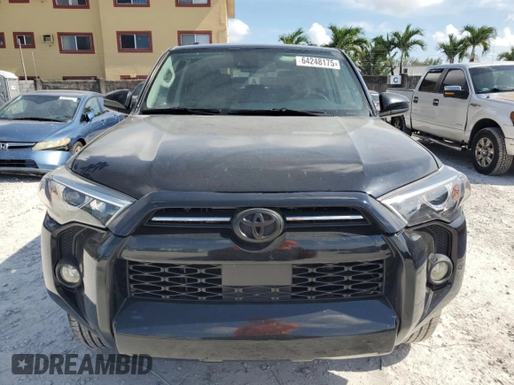 2021 Toyota 4Runner SR5 with VIN JTEEU5JR6M5247709, listed as a Copart auction lot 64248175 with 46,009 mi miles and Clean title. Bid and sale history available at DreamBid. Image 5.
