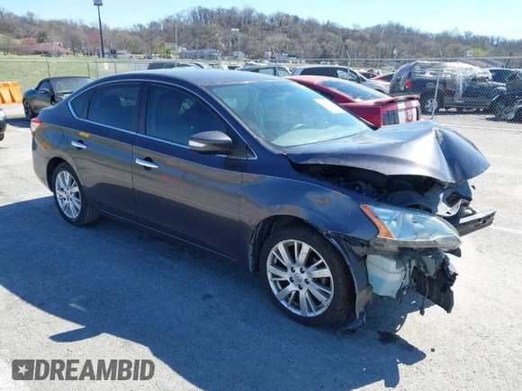 2013 Nissan Sentra SV with VIN 3N1AB7AP0DL706058, listed as a IAAI auction lot 41823244 with 149,209 mi miles. Bid and sale history available at carsss.com. Image 1.
