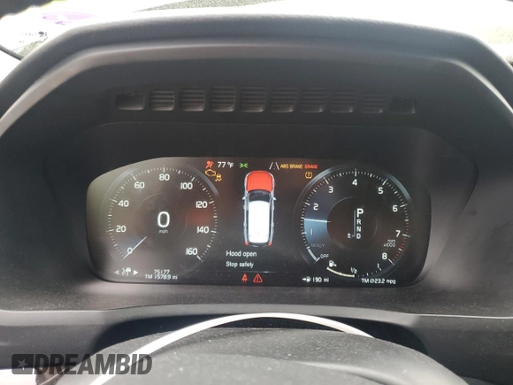 2018 Volvo XC90 Momentum with VIN YV4102XK8J1202925, listed as a Copart auction lot 57711974 with 75,177 mi miles and Salvage Title. Bid and sale history available at carsss.com. Image 9.
