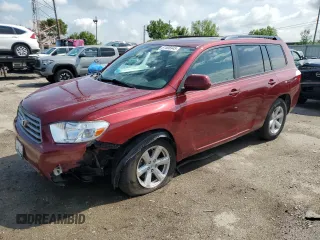 2010 Toyota Highlander with VIN 5TDBK3EH6AS008329, listed as a Copart auction lot 61506945 with 194,748 mi miles and Salvage title. Bid and sale history available at DreamBid. Image 1.