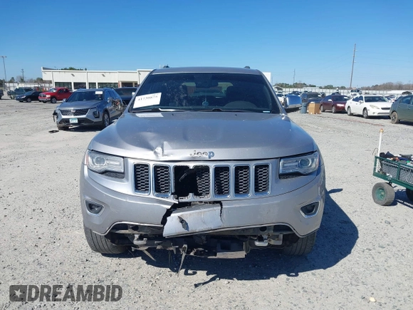 2014 Jeep Grand Cherokee Overland with VIN 1C4RJECG9EC206787, listed as a IAAI auction lot 41730875 with 194,196 mi miles. Bid and sale history available at carsss.com. Image 12.
