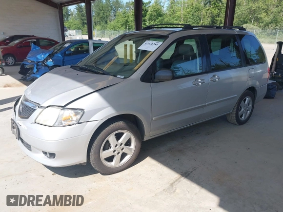 2002 Mazda MPV LX z VIN JM3LW28J220328440, wystawiony jako IAAI lot #42421388 z przebiegiem 161 770 mil mil oraz . Historia ofert i sprzedaży dostępna na DreamBid. Obrazek 2.