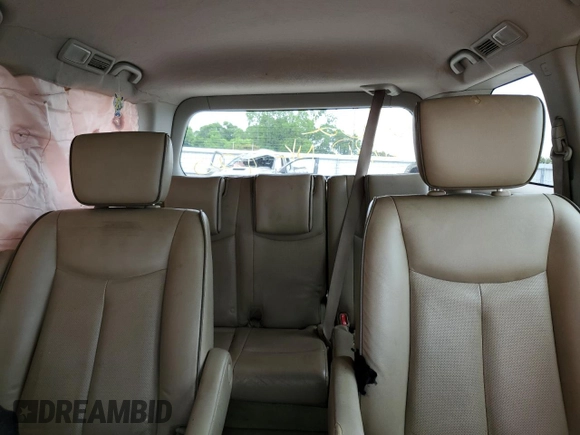 2011 Nissan Quest SL z VIN JN8AE2KP8B9001444, wystawiony jako Copart lot #55013185 z przebiegiem 216 290 mil mil oraz Szkoda całkowita • Salvage title. Historia ofert i sprzedaży dostępna na DreamBid. Obrazek 10.