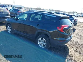2024 GMC Terrain SLE with VIN 3GKALTEG4RL204534, listed as a IAAI auction lot 41763161 with 17,007 mi miles. Bid and sale history available at carsss.com. Image 3.