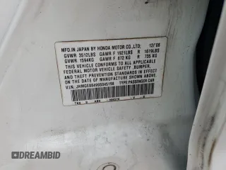 2009 Honda Fit Sport с VIN JHMGE88499S045198, выставлен на аукционе Copart как лот 59774705 с пробегом 166 930 миль миль и На запчасти • Non repairable. История ставок и продаж доступна на DreamBid. Изображение 14.