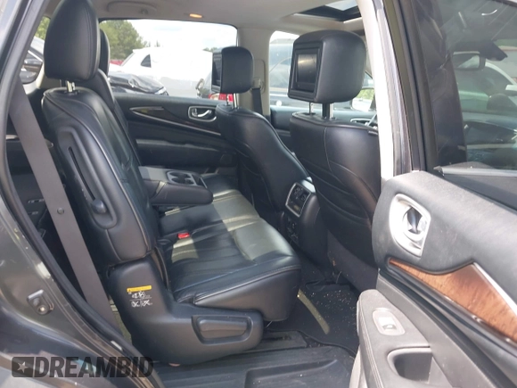 2013 Infiniti JX35 with VIN 5N1AL0MM9DC350915, listed as a IAAI auction lot 42076964 with 162,617 mi miles. Bid and sale history available at carsss.com. Image 8.