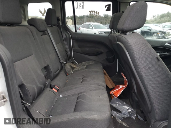 2015 Ford Transit Connect XLT with VIN NM0AE8F77F1202312, listed as a Copart auction lot 87724125 with 100,463 mi miles and Salvage title. Bid and sale history available at DreamBid. Image 11.