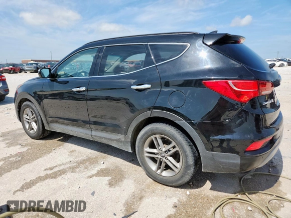 2018 Hyundai Santa Fe 2.4L с VIN 5XYZU3LB9JG535186, выставлен на аукционе Copart как лот 60098585 с пробегом 105 128 миль миль и Списание • Salvage title. История ставок и продаж доступна на DreamBid. Изображение 2.