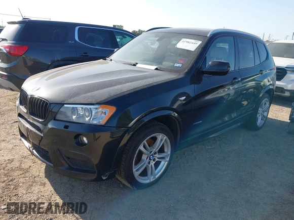 2014 BMW X3 xDrive35i with VIN 5UXWX7C56E0E81340, listed as a IAAI auction lot 41982449 with 148,415 mi miles and . Bid and sale history available at DreamBid. Image 2.