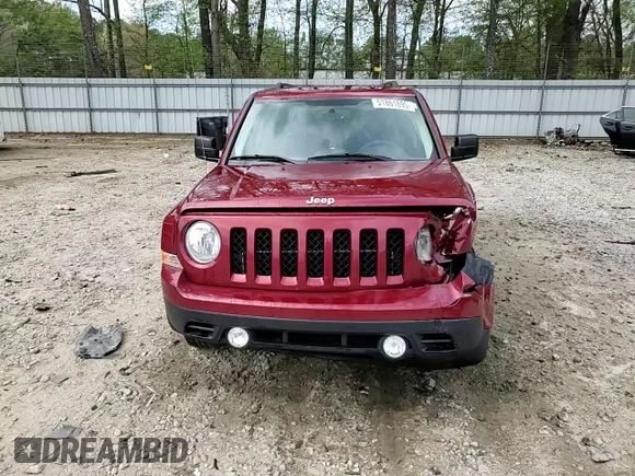 2017 Jeep Patriot Sport with VIN 1C4NJPBA9HD162084, listed as a Copart auction lot 51861695 with 43,228 mi miles and Salvage Title. Bid and sale history available at carsss.com. Image 14.