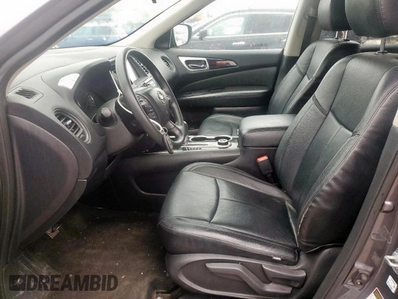 2017 Nissan Pathfinder Platinum with VIN 5N1DR2MM6HC613620, listed as a Copart auction lot 60761545 with 107,149 mi miles and Clean title. Bid and sale history available at DreamBid. Image 7.
