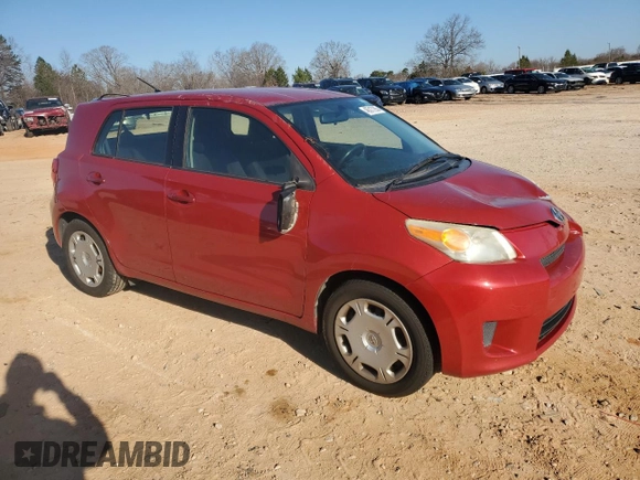 2010 Scion xD with VIN JTKKU4B41A1004907, listed as a Copart auction lot 46317285 with 257,204 mi miles and Salvage Title. Bid and sale history available at carsss.com. Image 4.