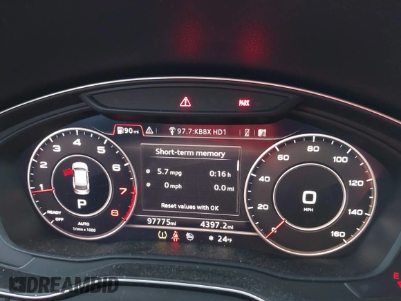 2018 Audi Q5 Prestige with VIN WA1CNAFY3J2160424, listed as a IAAI auction lot 41399936 with 97,775 mi miles. Bid and sale history available at carsss.com. Image 7.