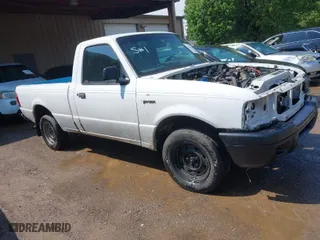 2002 Ford Ranger XL with VIN 1FTYR10D82PB08152, listed as a IAAI auction lot 41974904 with 165,843 mi miles. Bid and sale history available at carsss.com. Image 1.