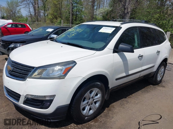 2015 Chevrolet Traverse LS z VIN 1GNKVFED8FJ257149, wystawiony jako IAAI lot #42060101 z przebiegiem 150 738 mil mil oraz . Historia ofert i sprzedaży dostępna na DreamBid. Obrazek 17.