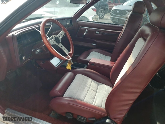 1984 Chevrolet El Camino with VIN 1GCCW80H2ER169455, listed as a Copart auction lot 72604474 with 504 mi miles and Non Repairable. Bid and sale history available at carsss.com. Image 7.