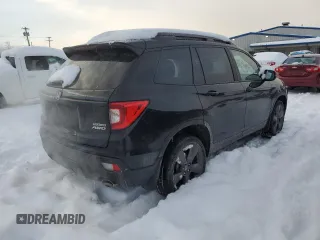 2021 Honda Passport Touring with VIN 5FNYF8H95MB018665, listed as a Copart auction lot 44263555 with 102,458 mi miles and Salvage Title. Bid and sale history available at carsss.com. Image 3.