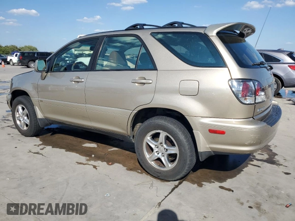 2002 Lexus RX 300 with VIN JTJHF10U620272563, listed as a Copart auction lot 72354434 with 153,330 mi miles and Salvage Title. Bid and sale history available at carsss.com. Image 2.