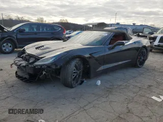 2018 Chevrolet Corvette 1LT with VIN 1G1YB3D7XJ5100884, listed as a Copart auction lot 86205274 with 59,229 mi miles and Salvage Title. Bid and sale history available at carsss.com. Image 1.