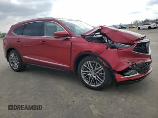 2022 Acura MDX w/Advance Package with VIN 5J8YE1H87NL041057, listed as a Copart auction lot 46273335 with 31,586 mi miles and Salvage Title. Bid and sale history available at carsss.com. Image 4.