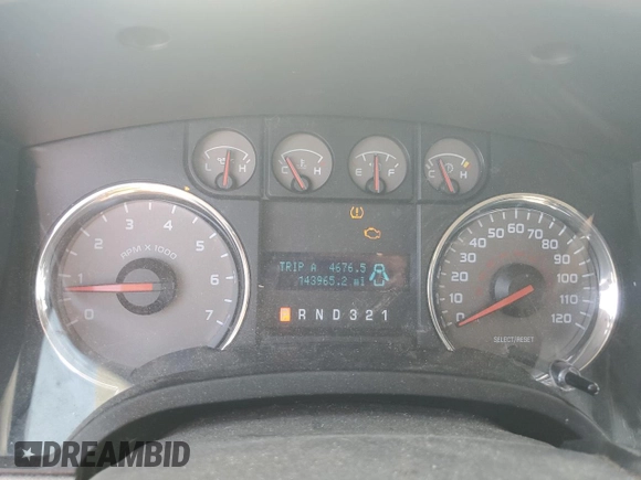 2010 Ford F-150 XL with VIN 1FTEW1C88AFA71473, listed as a Copart auction lot 61420085 with 143,965 mi miles and Salvage title. Bid and sale history available at DreamBid. Image 9.