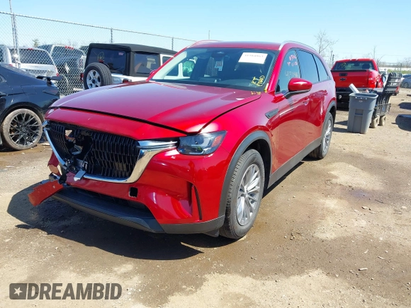 2024 Mazda CX-90 3.3 Turbo Preferred with VIN JM3KKBHD0R1136066, listed as a IAAI auction lot 41984863 with 11,900 mi miles. Bid and sale history available at carsss.com. Image 17.