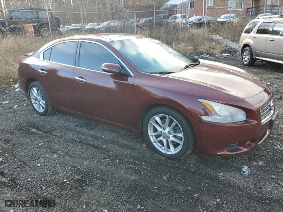 2009 Nissan Maxima 3.5 SV with VIN 1N4AA51E19C860676, listed as a Copart auction lot 86978504 with 182,125 mi miles and Salvage Title. Bid and sale history available at carsss.com. Image 4.