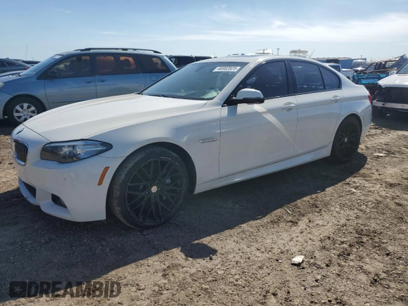 2016 BMW 5 Series 535i with VIN WBA5B1C55GG130206, listed as a Copart auction lot 46902825 with 162,019 mi miles and Clean Title. Bid and sale history available at DreamBid. Image 1.