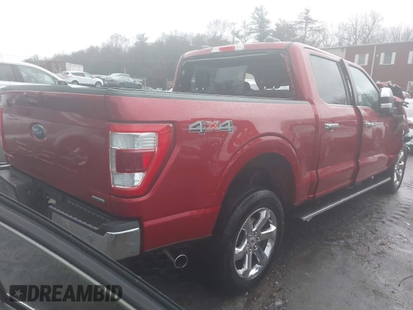 2023 Ford F-150 XL with VIN 1FTFW1E8XPFB39752, listed as a IAAI auction lot 41047698 with 1 mi miles. Bid and sale history available at carsss.com. Image 4.