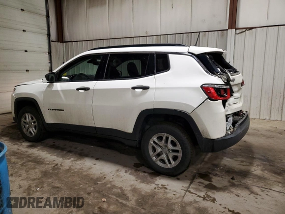 2019 Jeep Compass Sport with VIN 3C4NJDAB2KT598513, listed as a Copart auction lot 83871674 with 65,193 mi miles and Salvage title. Bid and sale history available at DreamBid. Image 2.