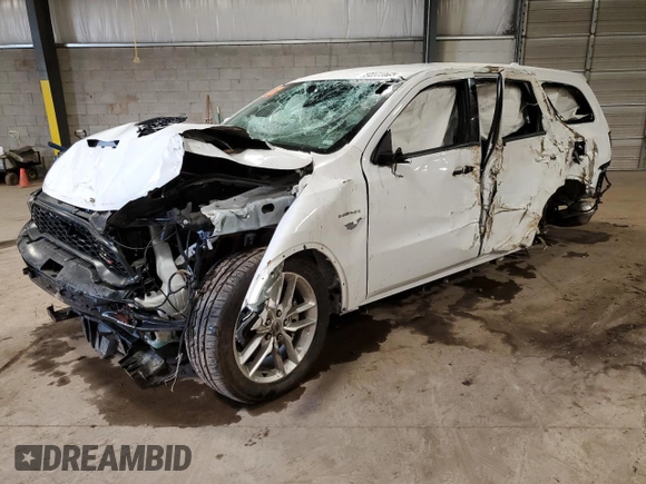 2022 Dodge Durango R/T with VIN 1C4SDHCTXNC157025, listed as a Copart auction lot 58406075 with Not provided miles and Non repairable. Bid and sale history available at DreamBid. Image 1.