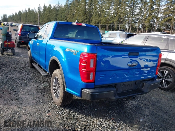 2022 Ford Ranger XL with VIN 1FTER1FH8NLD26889, listed as a IAAI auction lot 41655902 with 23,185 mi miles and . Bid and sale history available at DreamBid. Image 3.