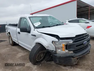 2019 Ford F-150 XL with VIN 1FTMF1CB3KKE16540, listed as a IAAI auction lot 41572630 with 73,954 mi miles. Bid and sale history available at carsss.com. Image 1.