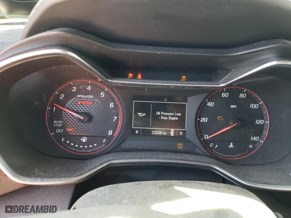 2021 Chevrolet TrailBlazer RS with VIN KL79MTSL1MB128789, listed as a Copart auction lot 54122514 with 22,930 mi miles and Salvage Title. Bid and sale history available at carsss.com. Image 9.