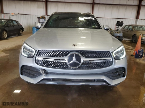 2022 Mercedes-Benz GLC with VIN W1N0G8EB3NG030945, listed as a Copart auction lot 48931085 with NaN miles and Salvage Title. Bid and sale history available at carsss.com. Image 5.