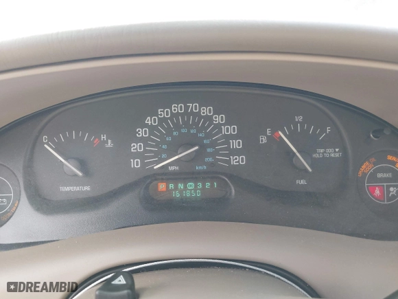 2003 Buick Century Custom with VIN 2G4WS52J431197010, listed as a IAAI auction lot 42047504 with 161,850 mi miles. Bid and sale history available at carsss.com. Image 7.