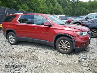 2018 Chevrolet Traverse LT Cloth with VIN 1GNEVGKW4JJ211075, listed as a Copart auction lot 62318324 with 90,150 mi miles and Salvage Title. Bid and sale history available at carsss.com. Image 4.