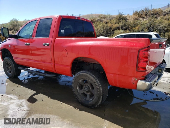 2007 Dodge Ram 2500 SLT with VIN 3D7KS28A67G851937, listed as a Copart auction lot 72215894 with 201,496 mi miles and Salvage Title. Bid and sale history available at carsss.com. Image 2.