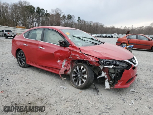 2019 Nissan Sentra S with VIN 3N1AB7AP0KY341347, listed as a Copart auction lot 47030485 with 82,822 mi miles and Salvage Title. Bid and sale history available at DreamBid. Image 4.