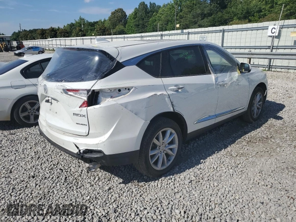 2021 Acura RDX with VIN 5J8TC2H31ML001842, listed as a Copart auction lot 59973065 with Not provided miles and Salvage title. Bid and sale history available at DreamBid. Image 3.