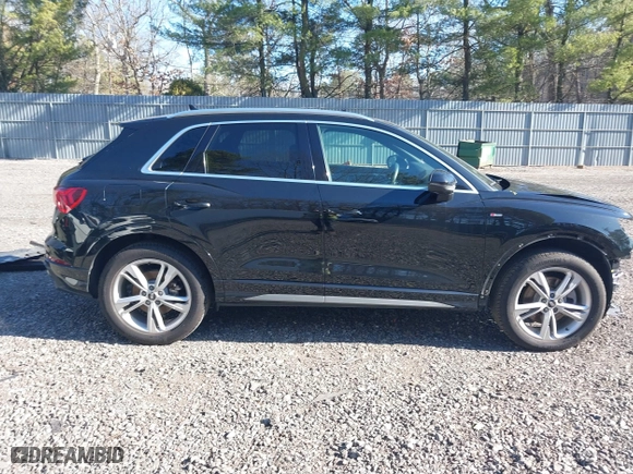 2022 Audi Q3 S line Premium Plus with VIN WA1EECF34N1048557, listed as a IAAI auction lot 41758015 with 38,234 mi miles. Bid and sale history available at carsss.com. Image 13.