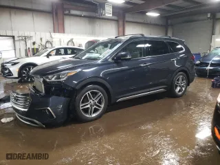 2017 Hyundai Santa Fe Limited Ultimate with VIN KM8SRDHF4HU214147, listed as a Copart auction lot 47826645 with 89,694 mi miles and Salvage Title. Bid and sale history available at carsss.com. Image 1.